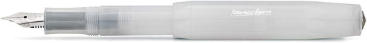 Kaweco FROSTED SPORT Fountain Pen Natural Coconut | Premium Ink Pen 13cm Nib M