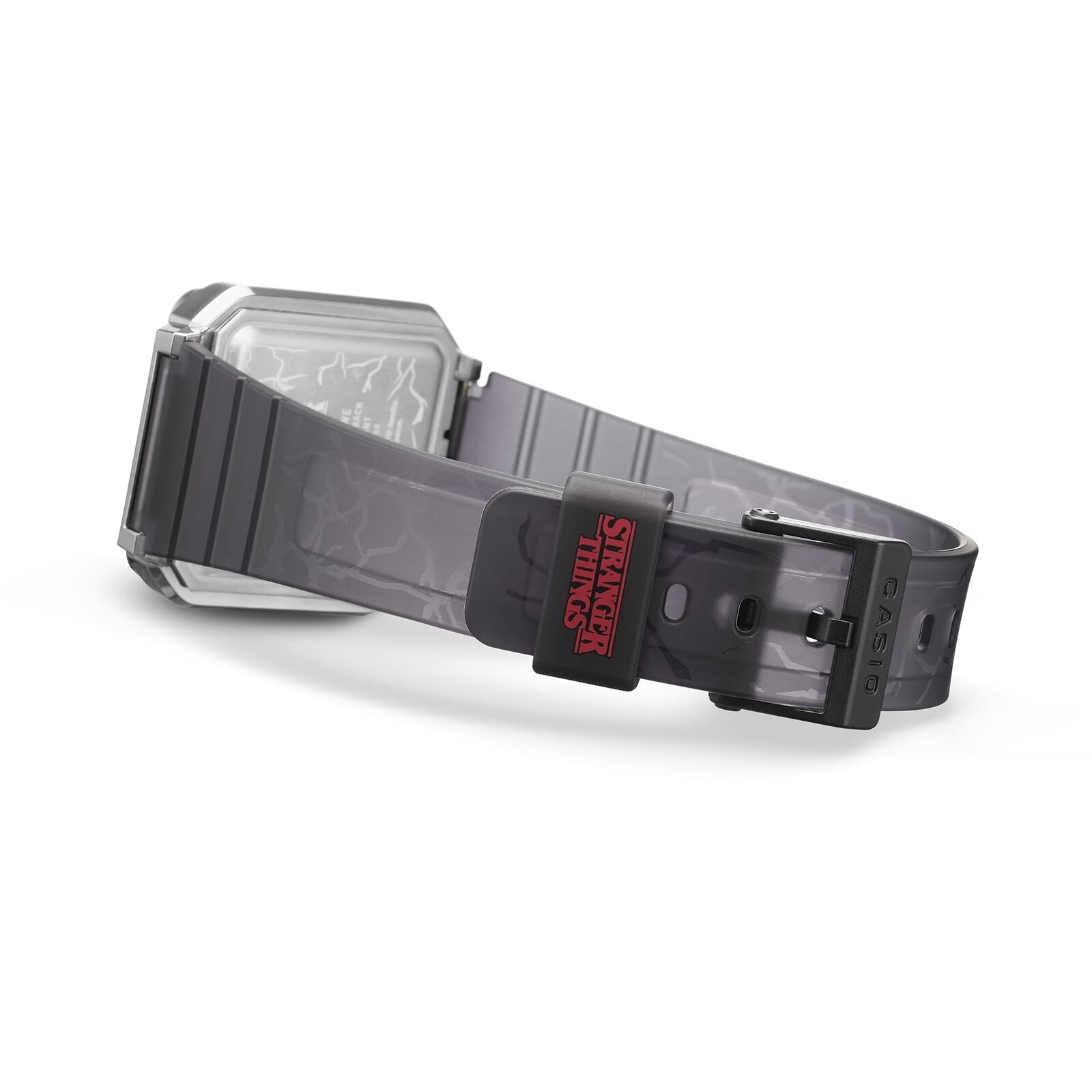Casio A120WEST-1A Stranger Things Collab Watch–80s Retro LED Design, Demogorgon