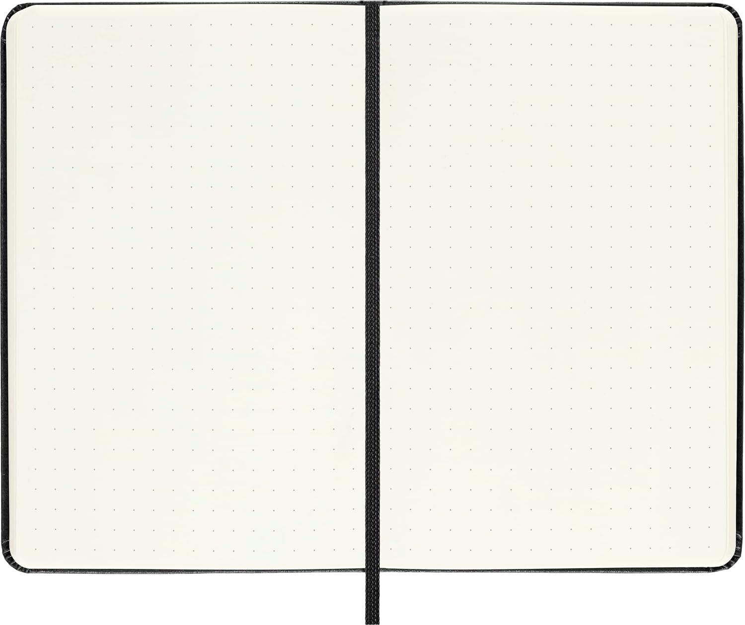 Moleskine Classic Collection Hard Cover Notebook, 1-Subject, Dotted Rule, Black