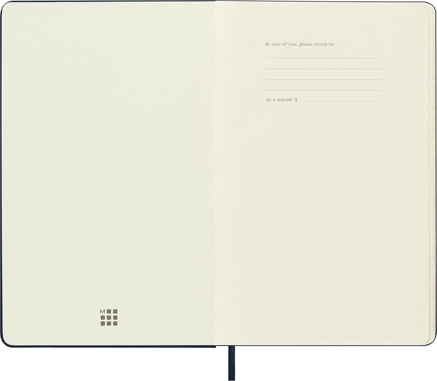 Classic Notebook, Hard Cover, Large (5" X 8.25") Ruled/Lined, Sapphire Blue, 240