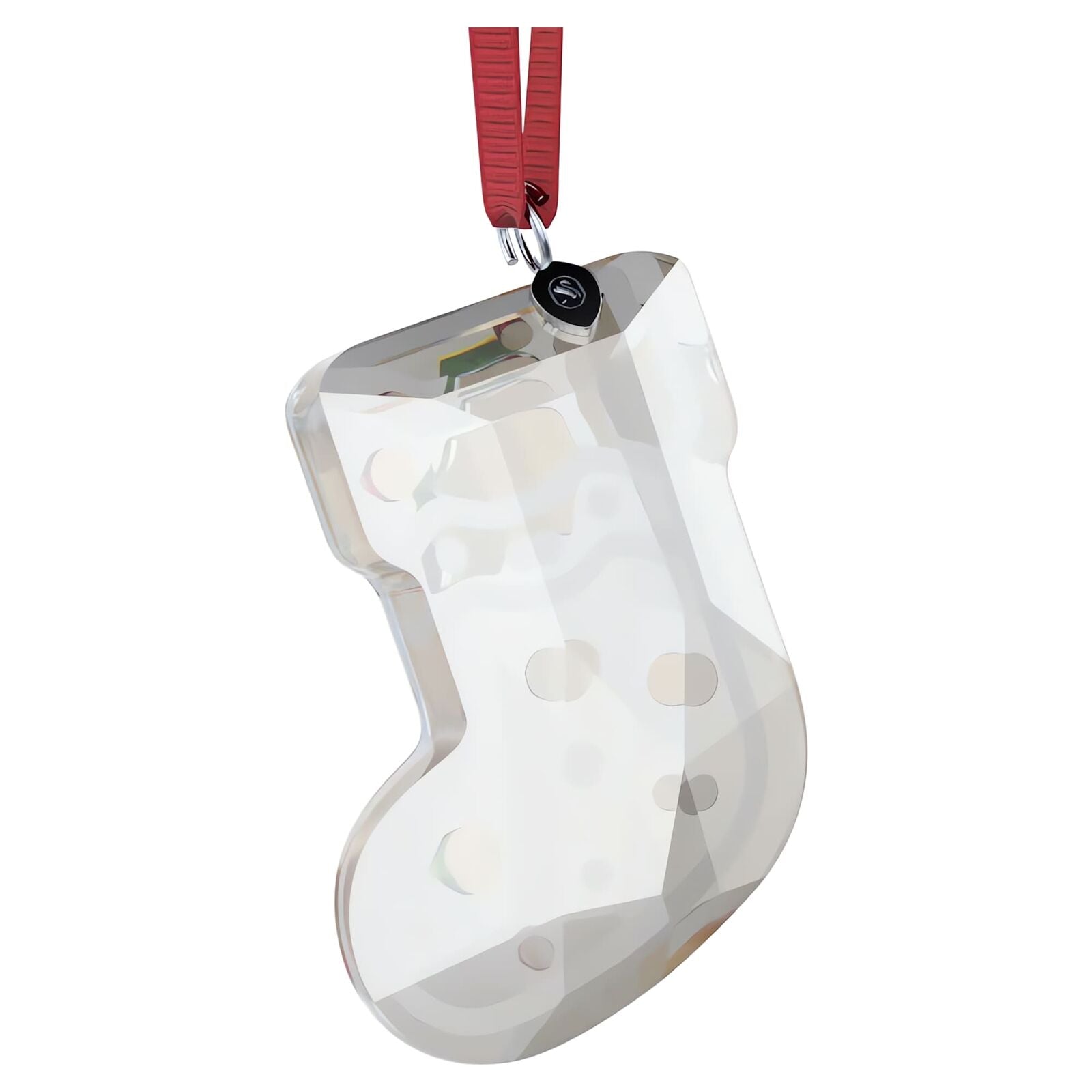 Swarovski Holiday Cheers Gingerbread Stocking Ornament - Festive Golden Decor