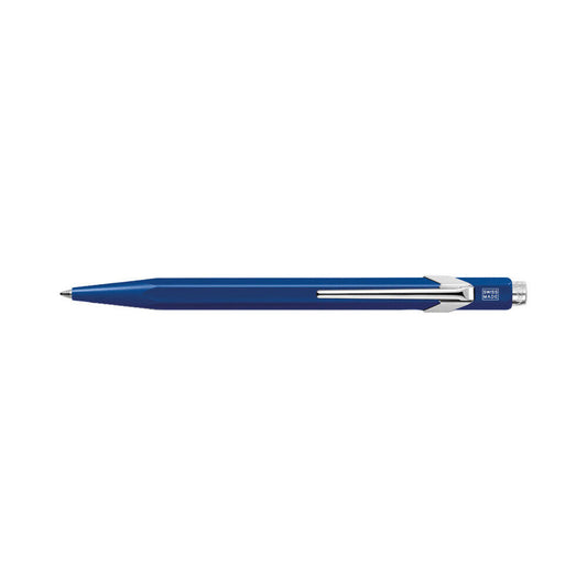 Caran d'Ache 849 Metal Sapphire Blue Ballpoint Pen 849.150