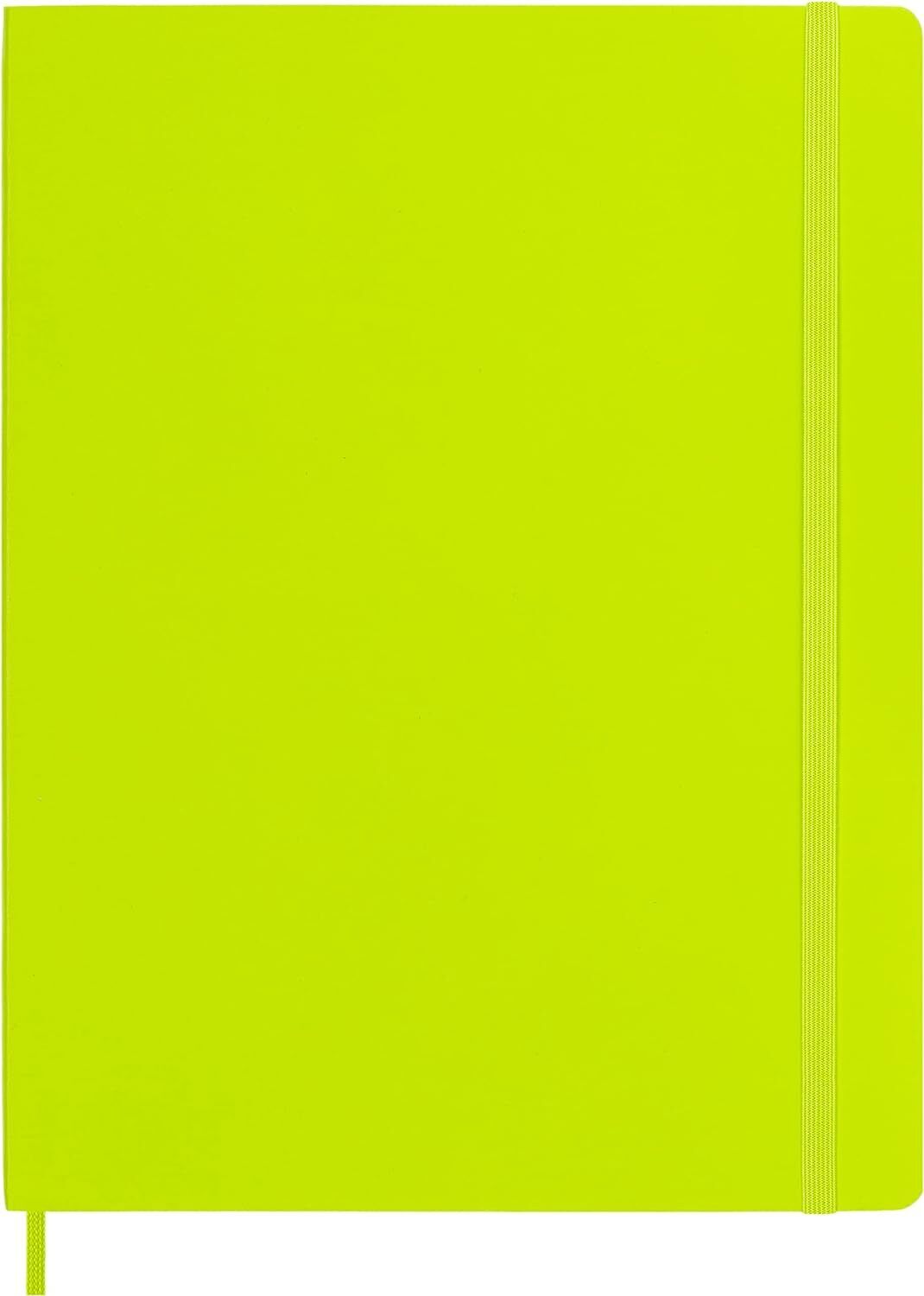Moleskine Classic Notebook Hard Cover Large Ruled/Lined Lemon Green 192 Pages