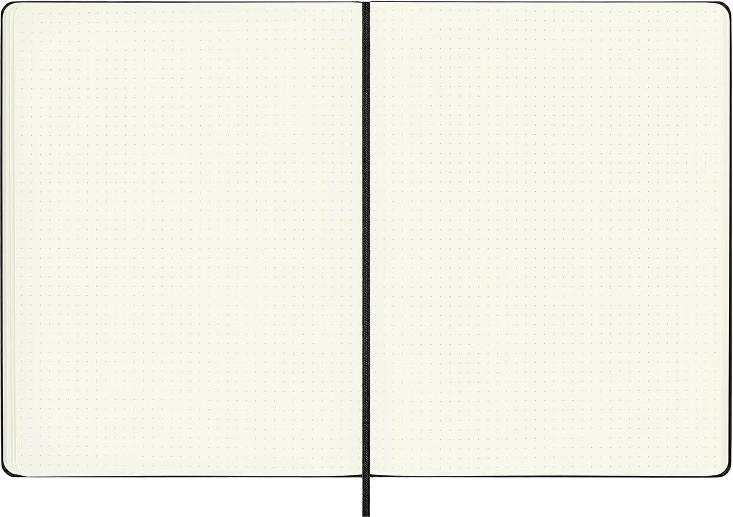 Moleskine Classic Notebook, Extra Large, Dotted, Black, Hard Cover (7.5 X 10)