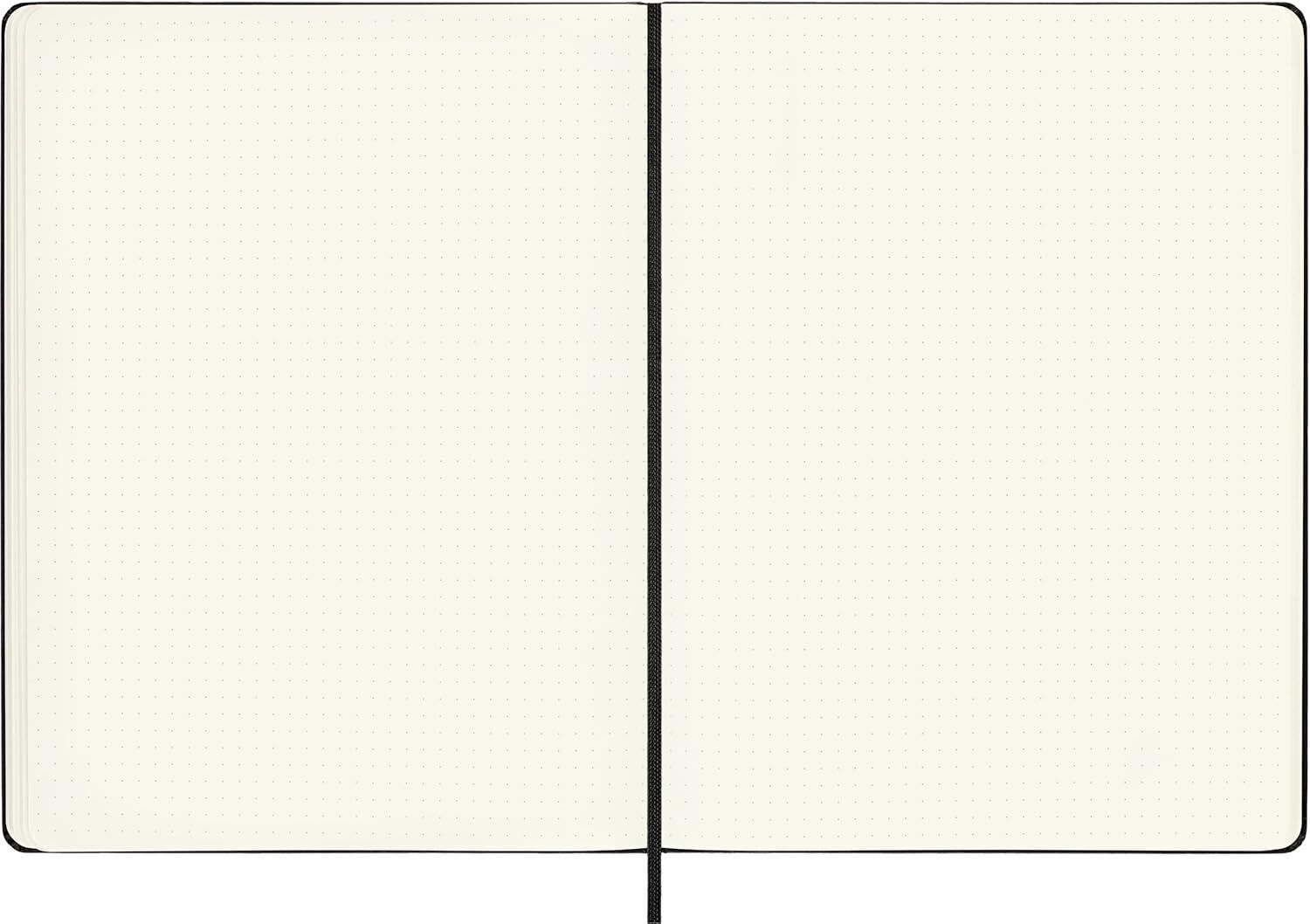 Moleskine Classic Notebook, Extra Large, Dotted, Black, Hard Cover (7.5 X 10)