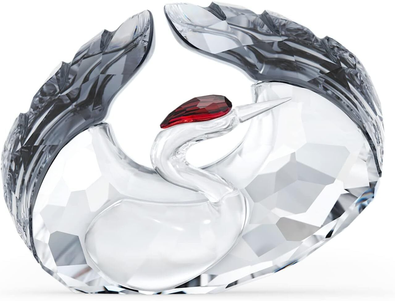 Elegance in Crystal: The Red-Crowned Crane from Swarovski's Among Blue Mountain