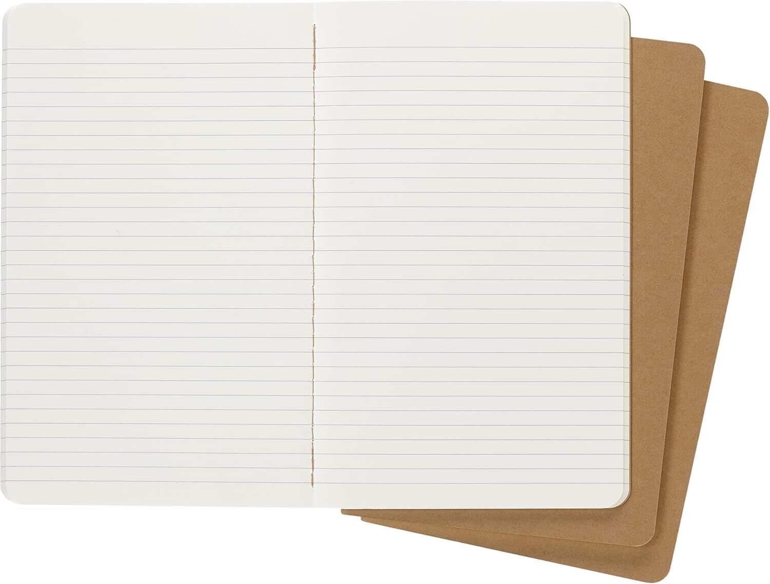 Moleskine Cahier Journal, Soft Cover, Large (5" x 8.25") Ruled/Lined, Kraft B...