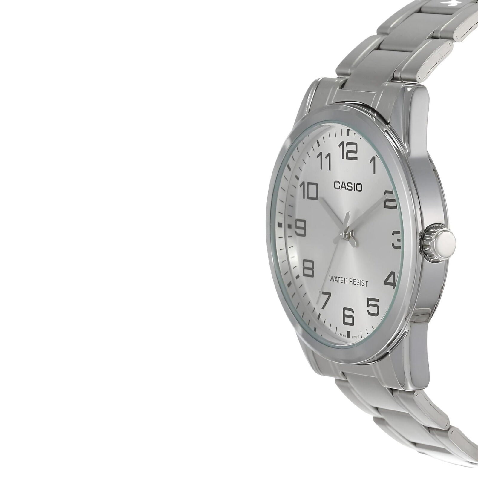 Casio MTP-V001D-7B Men's Standard Stainless Steel Easy Reader Silver Dial Watch