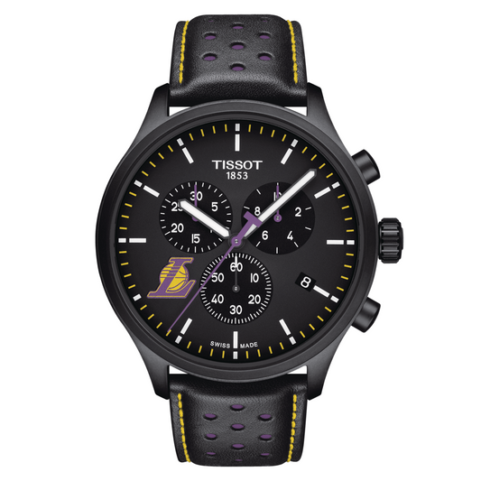 Tissot Chrono XL Quartz NBA Los Angeles Lakers  Edition Leather SS Men's Watch