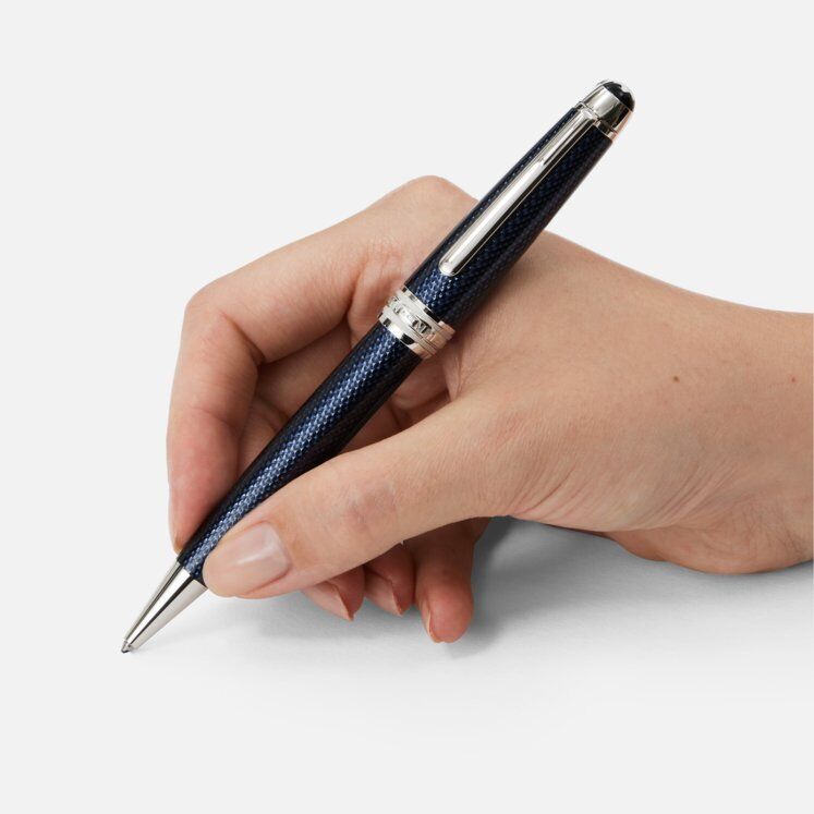 Montblanc Meisterstück Solitaire Doue Blue Hour Classique Rollerball Pen 112891