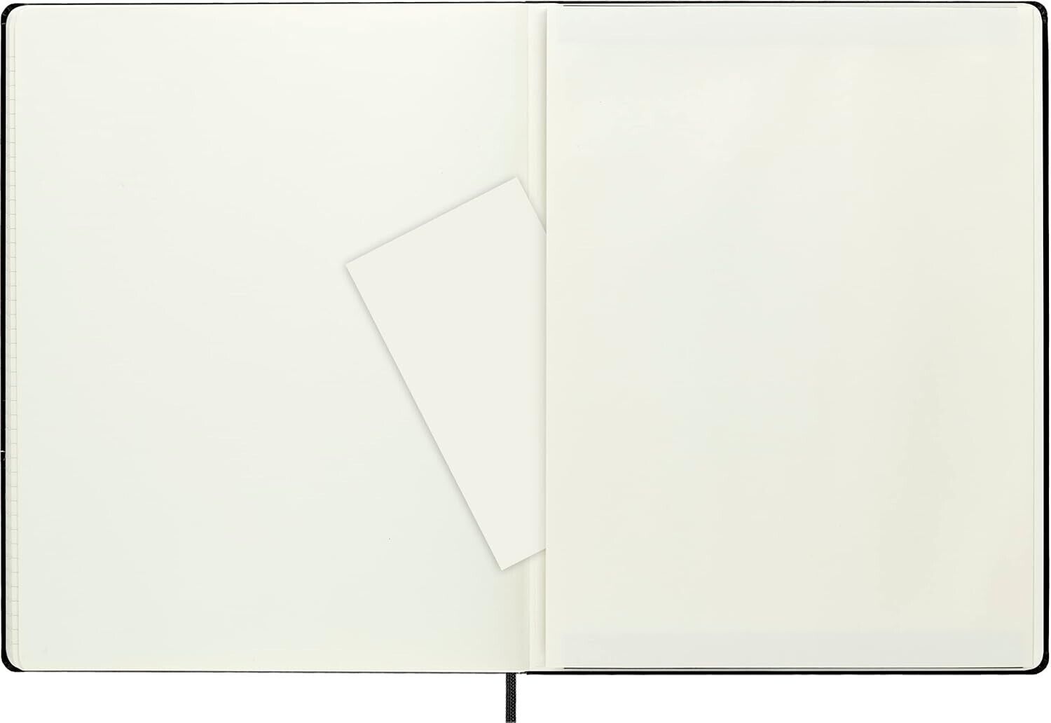 Classic Notebook, Hard Cover, XXL (8.5" X 11") Ruled/Lined, Black, 192 Pages