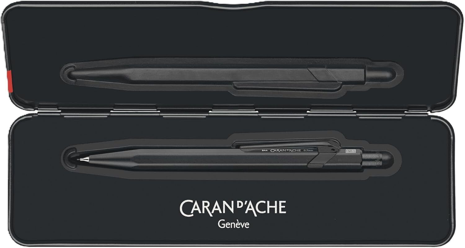 Caran d'Ache 844 Mechanical Pencil 0.7MM - Black Code in Slimpack Case