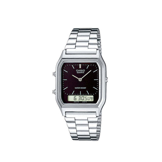 Casio Youth Analog Digital AM/PM 12/24-Hour Calendar AQ-230A-1DHDF Unisex Watch