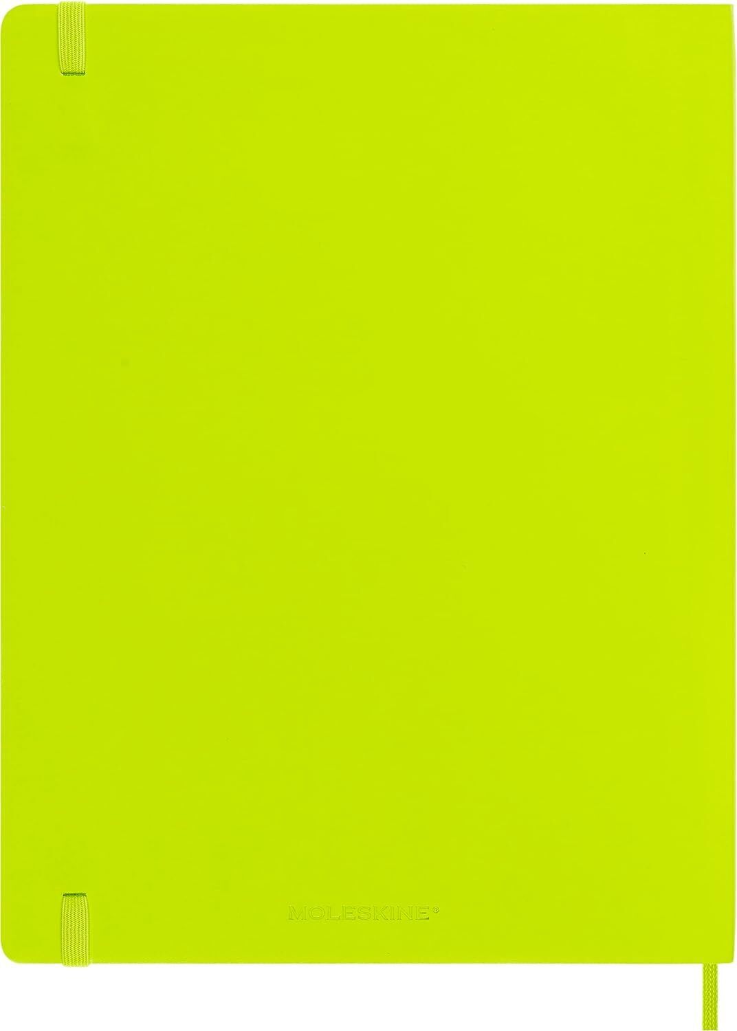 Moleskine Classic Notebook Hard Cover Large Ruled/Lined Lemon Green 192 Pages