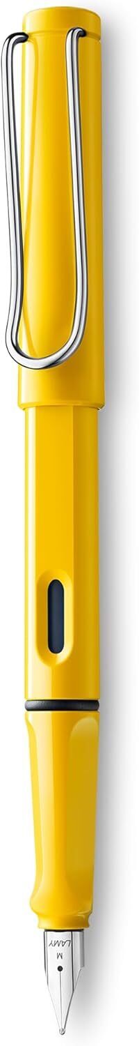 Lamy Safari Fountain Pen, Yellow Medium Nib (L18M)
