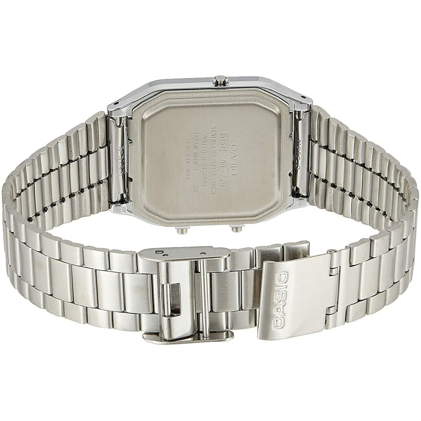 Casio AQ230A-7B Men's Analog/Digital Silver Stainless Steel, New with Tags!