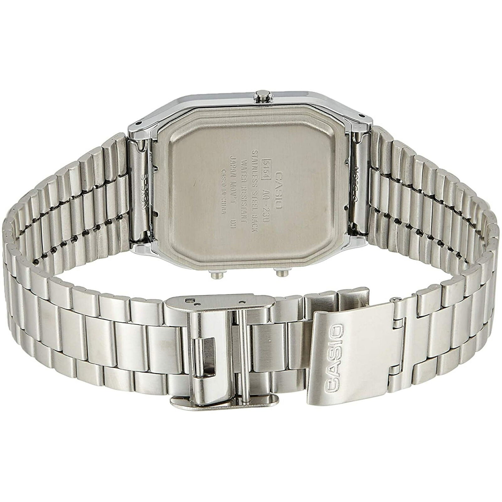 Casio AQ230A-7B Men's Analog/Digital Silver Stainless Steel, New with Tags!