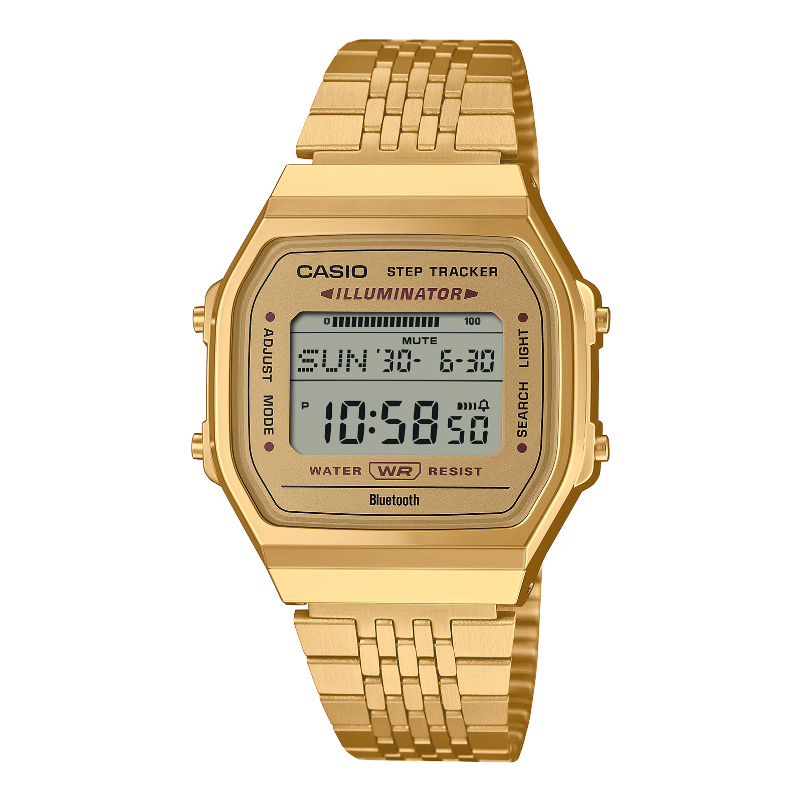 Vintage ABL-100WEG-9A Bluetooth Step Tracker Watch Retro Style + Health Features