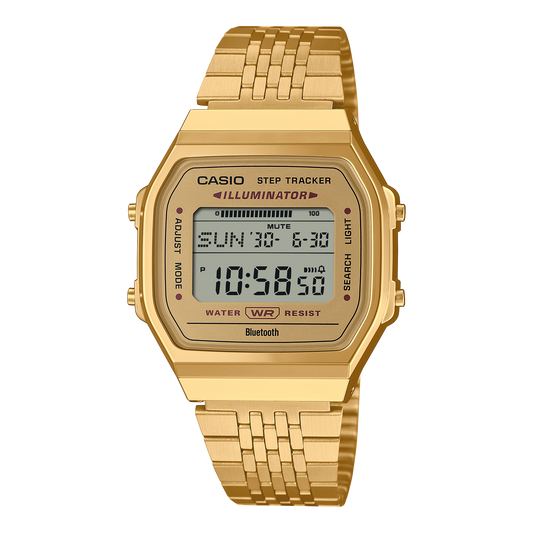 Vintage ABL-100WEG-9A Bluetooth Step Tracker Watch Retro Style + Health Features