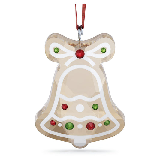 Swarovski Holiday Cheers Gingerbread Bell Ornament – Charming Festive Decor