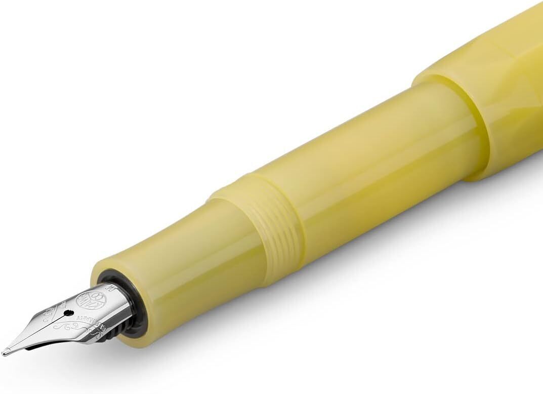 Kaweco FROSTED SPORT Sweet Banana Fountain Pen I Premium Ink Cartridge Pen 13cm