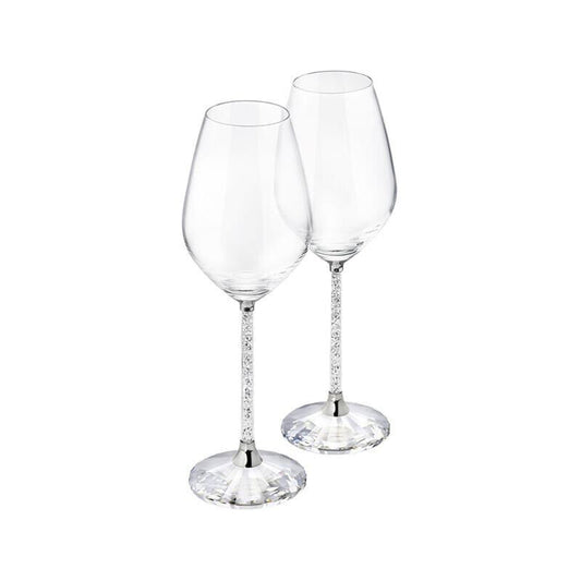 Swarovski Crystalline Wine Glasses, Set of 2, Clear, Box Slightly Torn 1095948